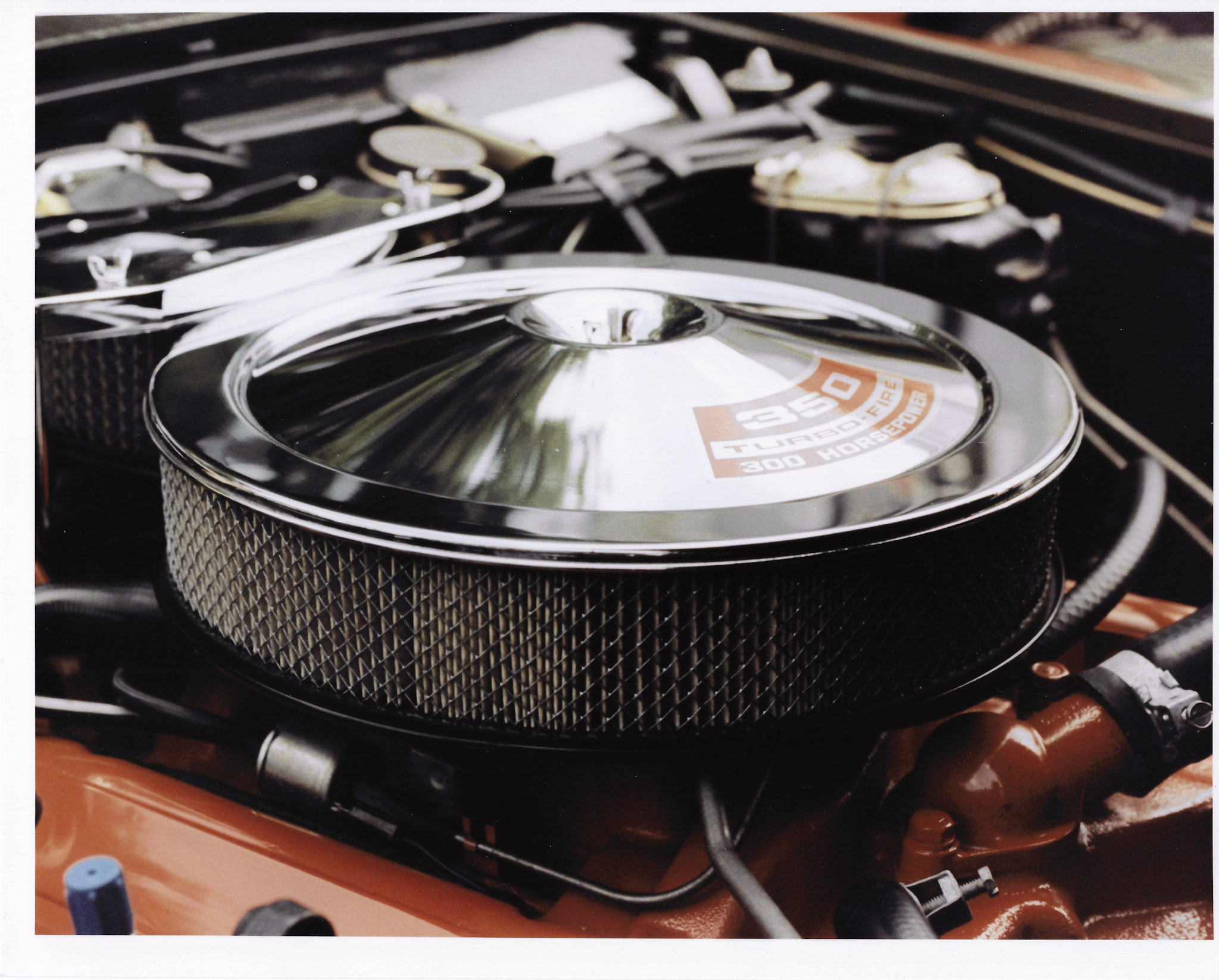 photo of a classic corvette engine block